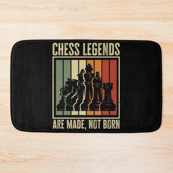 Item preview, Chess legends are made, not born. Retro Vintage Chess Player, Gift for Chess Lovers designed and sold by AS-Shirts.