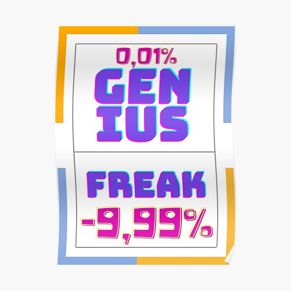 Genius world Poster