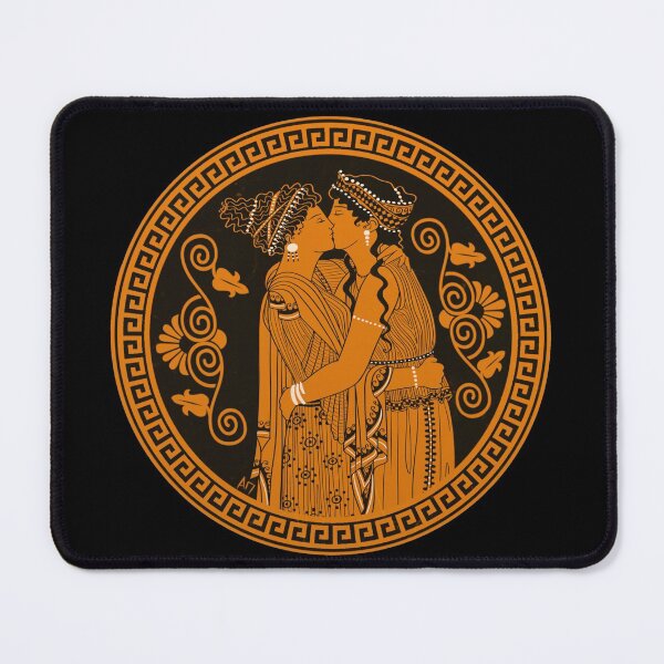 Item preview, Ancient Greek Lesbians Kiss designed and sold by AlexanderPetela.