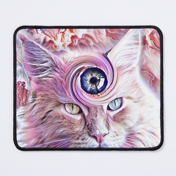 Item preview, Cat with three eyes designed and sold by Jambonfromage.