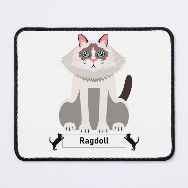 Item preview, Ragdoll Cat Breed - Cartoon Art Style designed and sold by EdKid.