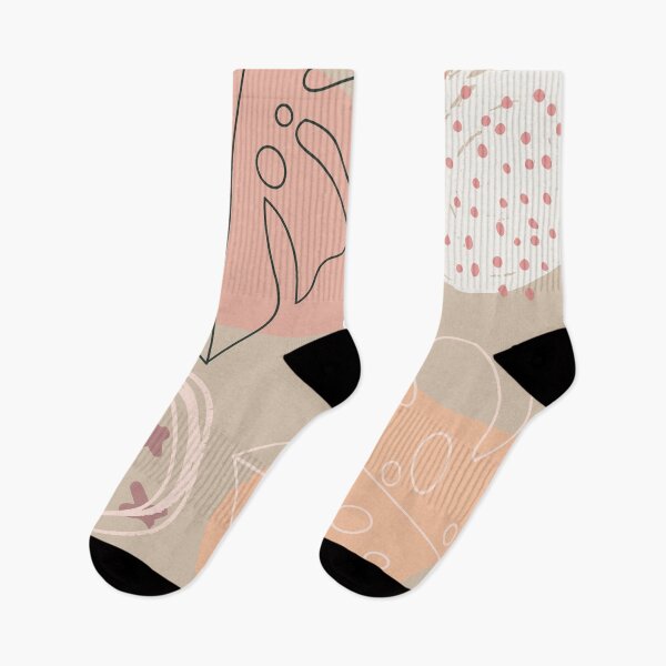 Item preview, Nude Colors Abstract Tropical Leafy Pattern Giving Cool vibes designed and sold by By Roqia.