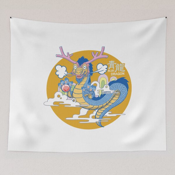 Item preview, The beautiful blue dragon of the East designed and sold by artredstar.