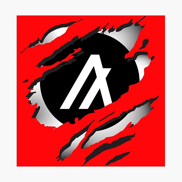 Item preview, Algorand Crypto Torn Image designed and sold by CryptoStyles00.