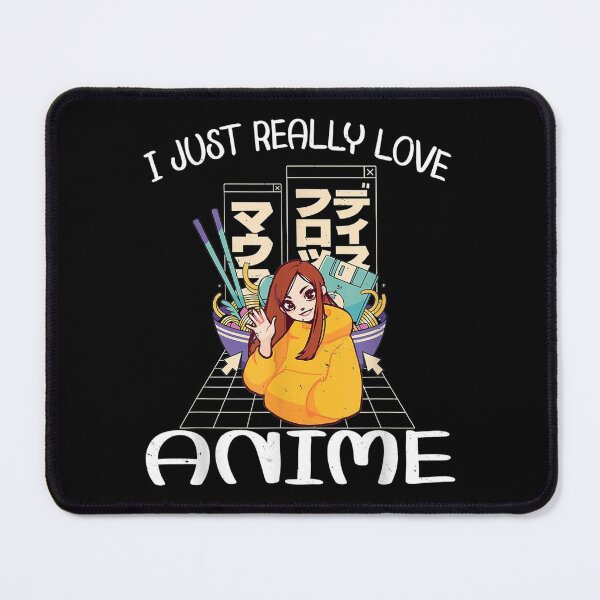 Item preview, I Just Really Love Anime Kawaii Noodle 90's Computer Retro designed and sold by KimberDeer.