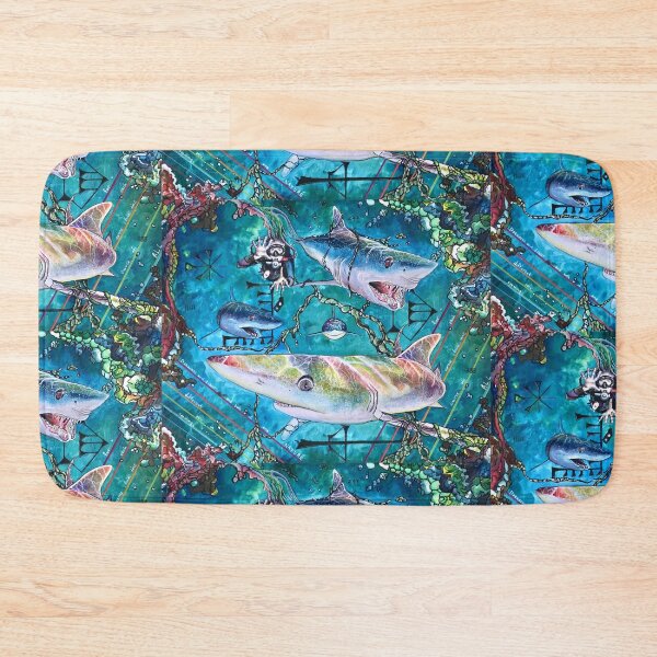 Item preview, Shark Dive designed and sold by Kyra C. Kalageorgi.