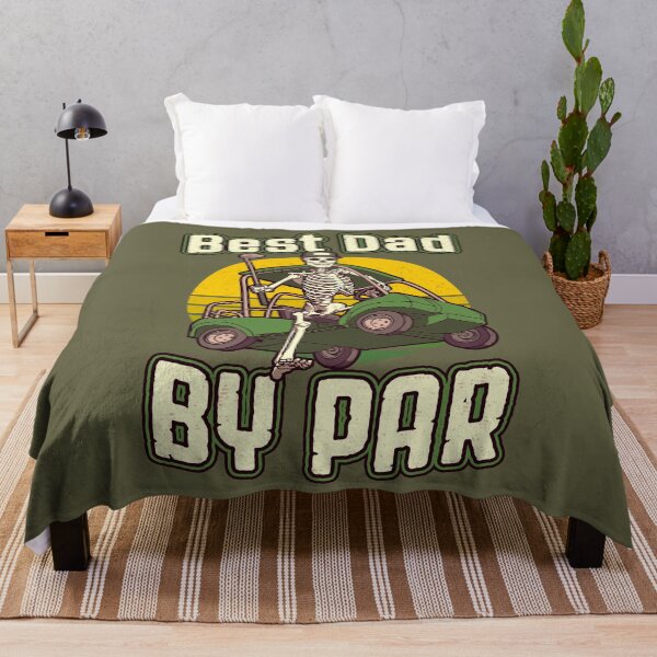 Item preview, Best Dad By Par Funny Golf Cart Vintage Skeleton Golfer designed and sold by GrandeDuc.