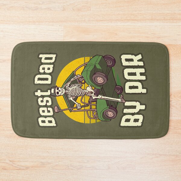 Item preview, Best Dad By Par Funny Golf Cart Vintage Skeleton Golfer designed and sold by GrandeDuc.