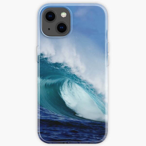 Sea Blue Waves iPhone Soft Case