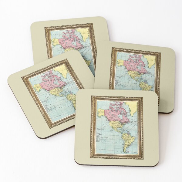 Item preview, America - Vintage Map designed and sold by Lidra Zehcnas.