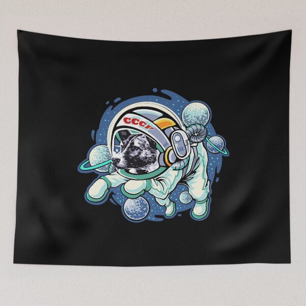 Item preview, Laika SSSR dog astronaut, dog lover design graphic designed and sold by brunsch-print.