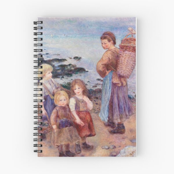 Item preview, Impressionism Painting Mussel-Fishers at Berneval (Pêcheuses de moules à Berneval, côte normand) (1879) by Pierre-Auguste Renoir designed and sold by Designedbysm.