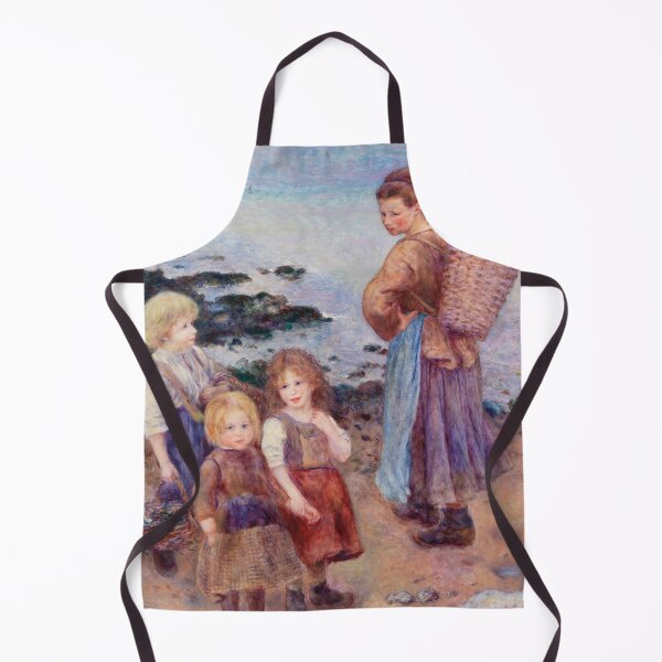 Item preview, Impressionism Painting Mussel-Fishers at Berneval (Pêcheuses de moules à Berneval, côte normand) (1879) by Pierre-Auguste Renoir designed and sold by Designedbysm.