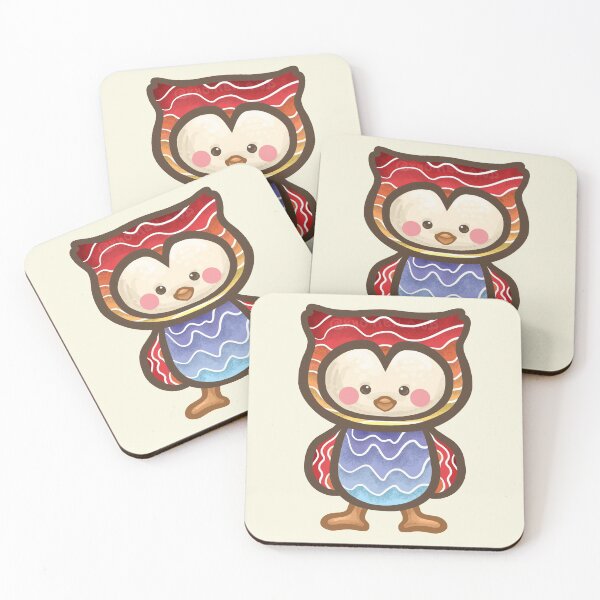Item preview, Owl with Rainbow Colors designed and sold by Khotekmei.