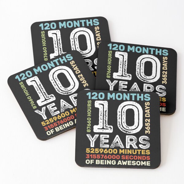 Item preview, 10 Years Old 10th Birthday Born in 2011 Funny Gift  designed and sold by RE PIXEL.