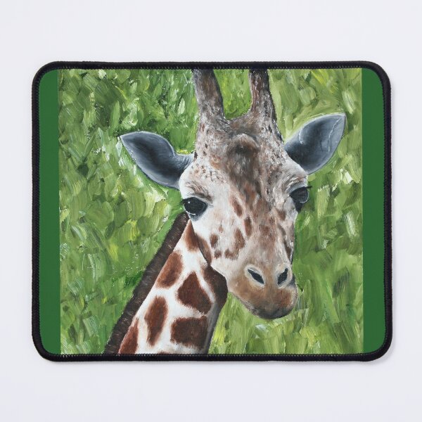 Item preview, Giraffe oil painting designed and sold by ArtbyTreva.