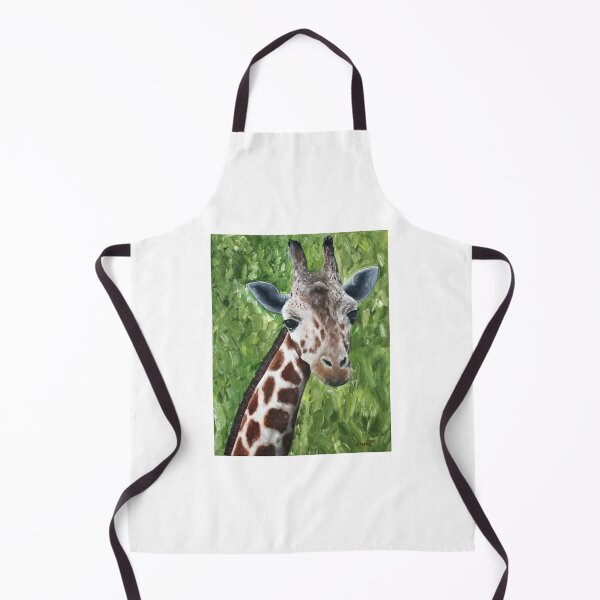Item preview, Giraffe oil painting designed and sold by ArtbyTreva.