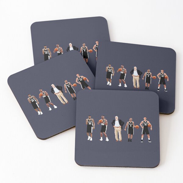 Item preview, San Antonio Legends ( David Robinson, Gregg Popovich, Tony Parker, Manu Ginobili) Qiangy designed and sold by qiangdade.