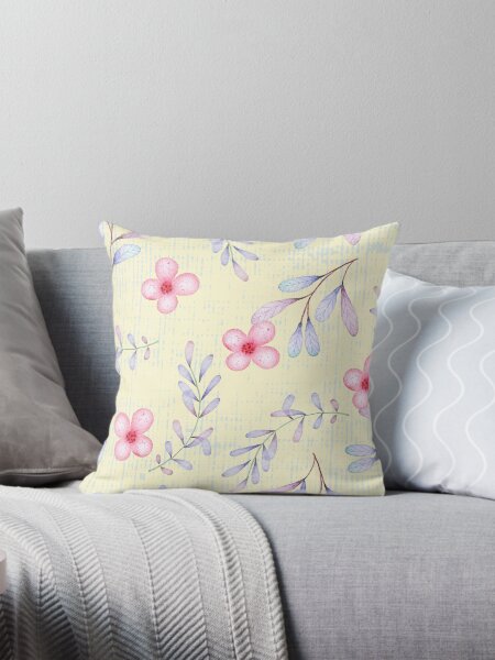 Item preview, Pink and Yellow Blooms designed and sold by Farissa Designs.
