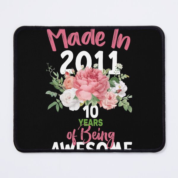 Item preview, Made In 2011 10 Years Of Being Awesome Birthday Gift designed and sold by RE PIXEL.
