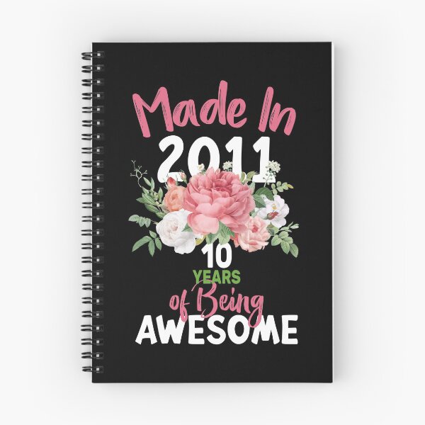Item preview, Made In 2011 10 Years Of Being Awesome Birthday Gift  designed and sold by RE PIXEL.
