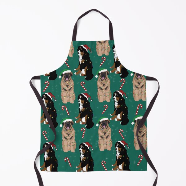 Item preview, Christmas Holiday Bernese and Leonberger - Green designed and sold by KantstandyaC.