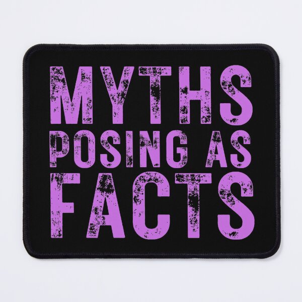 Item preview, Myths Posing As Facts Grunge Text Design designed and sold by EarthArtDesigns.