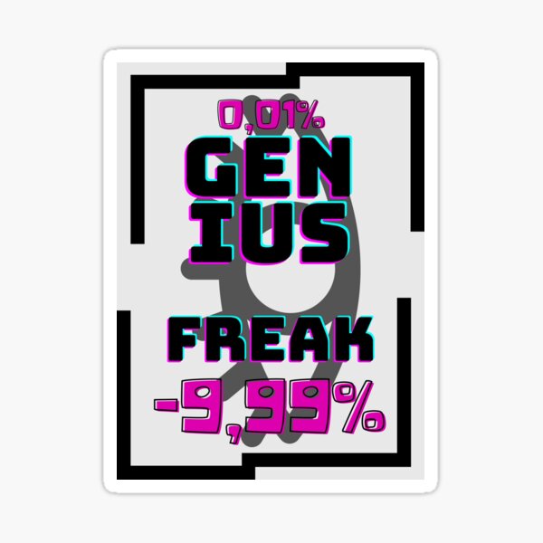 Genius Eyes Sticker