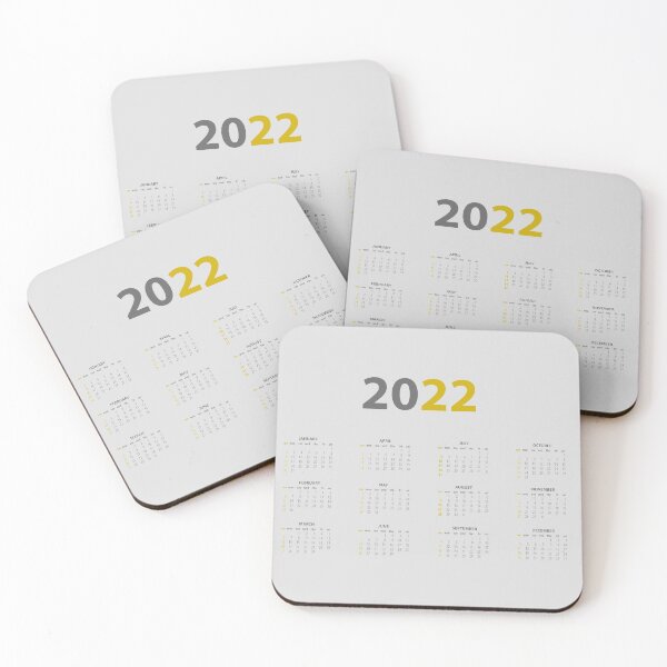 Item preview, 2022 Yearly Calendar - Brownish Gold designed and sold by Chubuter.
