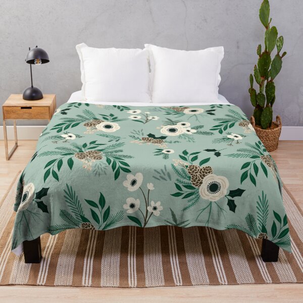 Item preview, Winter Floral - Jade designed and sold by SugarPineDesign.