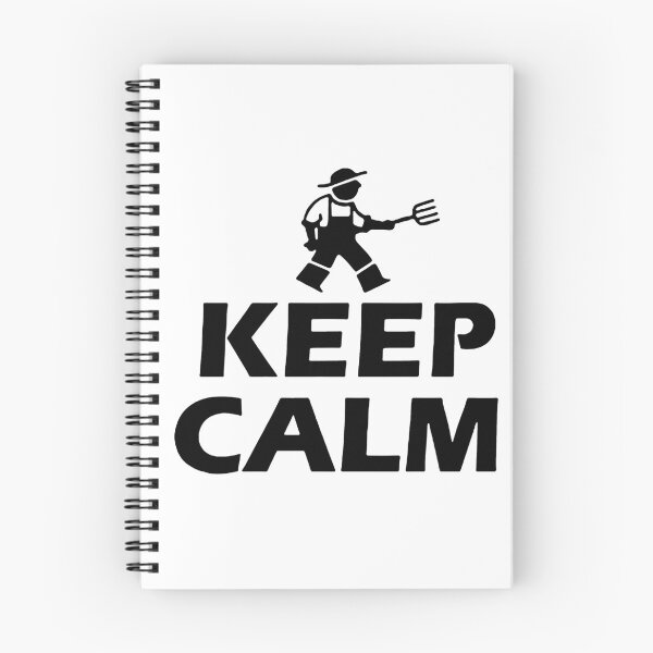 Item preview, keep Calm Love Farming I am Farmer Gift Premium Apparel Funny Holiday Xmas designed and sold by DesignByHeartUK.