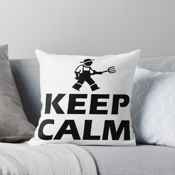 Item preview, keep Calm Love Farming I am Farmer Gift Premium Apparel Funny Holiday Xmas designed and sold by DesignByHeartUK.