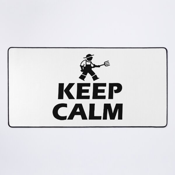 Item preview, keep Calm Love Farming I am Farmer Gift Premium Apparel Funny Holiday Xmas designed and sold by DesignByHeartUK.