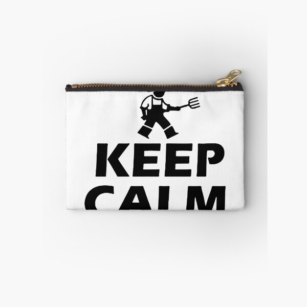 Item preview, keep Calm Love Farming I am Farmer Gift Premium Apparel Funny Holiday Xmas designed and sold by DesignByHeartUK.