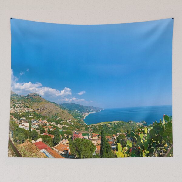 Item preview, Taormina City On Sicily Italy designed and sold by PinkPandaDesign.