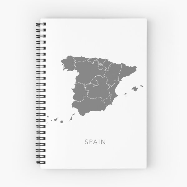 Item preview, Grey Map of Spain designed and sold by By-Danni-Marie.