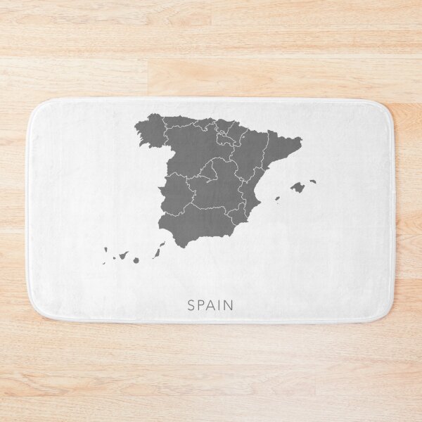 Item preview, Grey Map of Spain designed and sold by By-Danni-Marie.