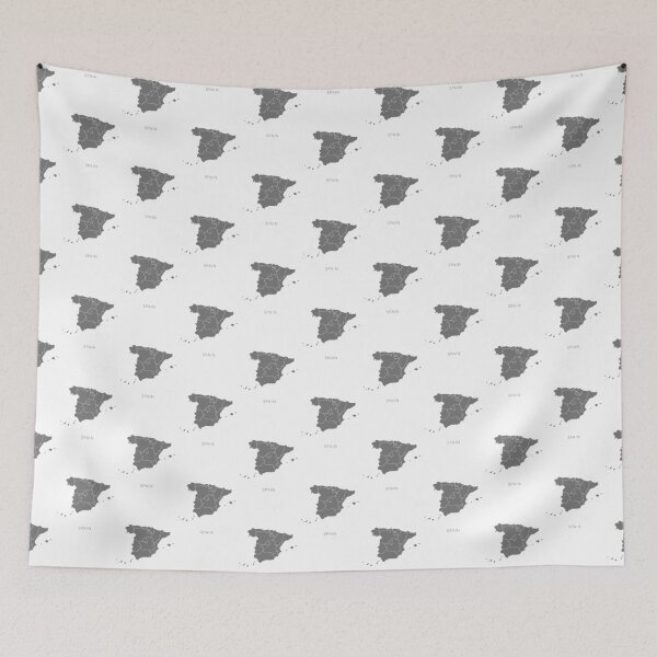 Item preview, Grey Map of Spain designed and sold by By-Danni-Marie.