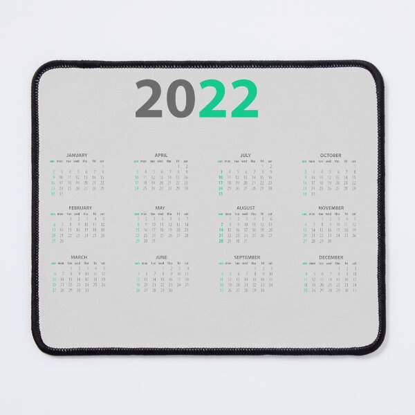 Item preview, 2022 Yearly Calendar - Green designed and sold by Chubuter.