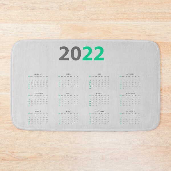 Item preview, 2022 Yearly Calendar - Green designed and sold by Chubuter.