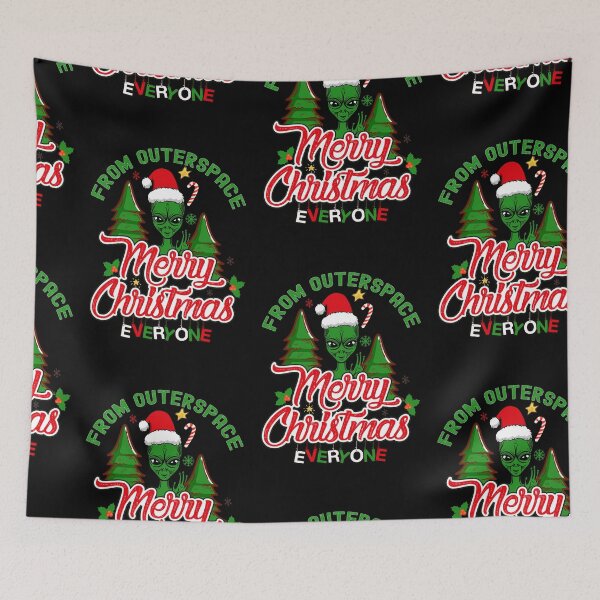 Item preview, An Alien Xmas, Holiday Alien designed and sold by SportyDogShop.