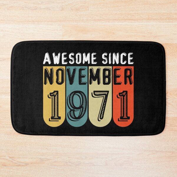 Item preview, Awesome Since November 1971 50th Birthday 50 Years Old Birthday Gift designed and sold by RE PIXEL.