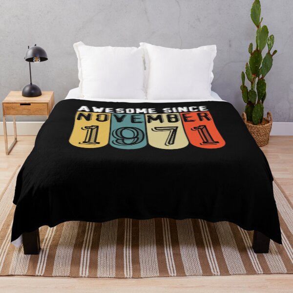 Item preview, Awesome Since November 1971 50th Birthday 50 Years Old Birthday Gift designed and sold by RE PIXEL.
