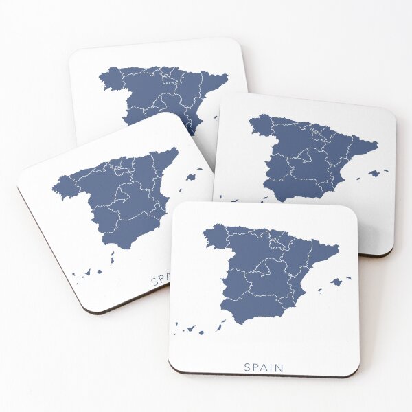 Item preview, Blue Map of Spain designed and sold by By-Danni-Marie.