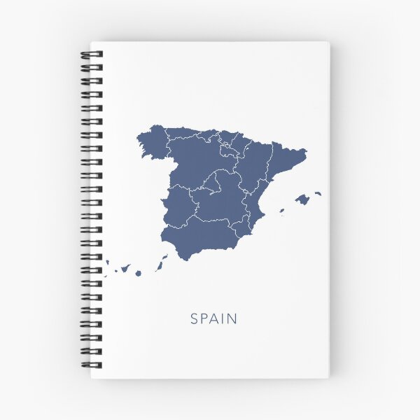 Item preview, Blue Map of Spain designed and sold by By-Danni-Marie.