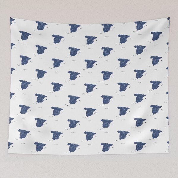 Item preview, Blue Map of Spain designed and sold by By-Danni-Marie.