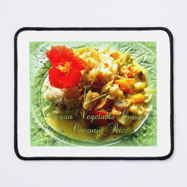 Item preview, Vegan Vegetable Curry & Coconut Rice designed and sold by angel1.