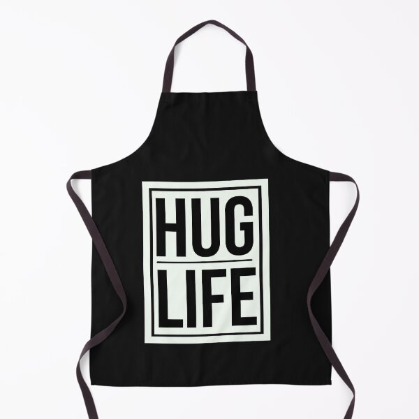 Item preview, Hug Life - Funny Saying thug life hug life black and white designed and sold by Rainbow Designs.