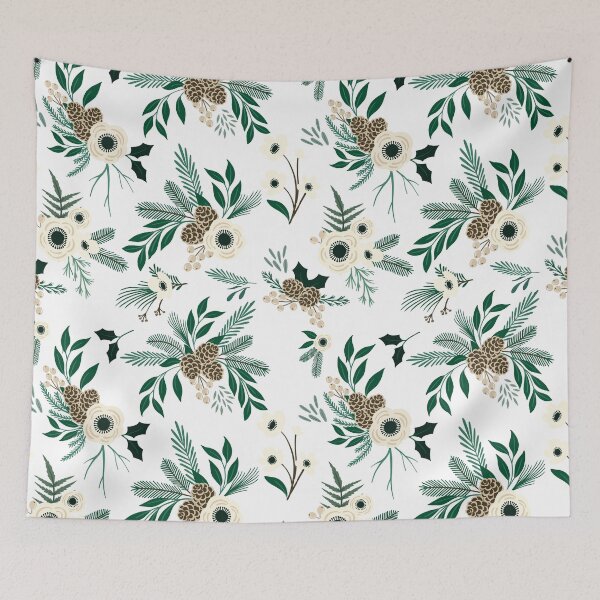 Item preview, Copy of Winter Floral - White designed and sold by SugarPineDesign.