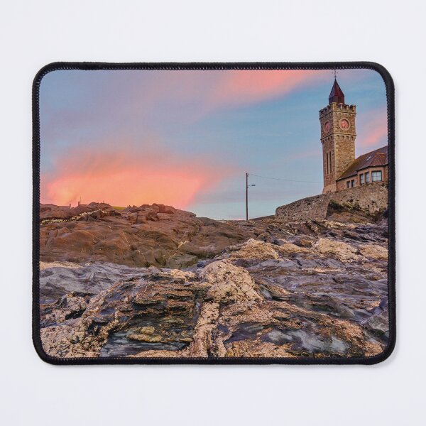 Item preview, Porthleven Clock Tower Cornwall at Sunrise designed and sold by VnGphoto.